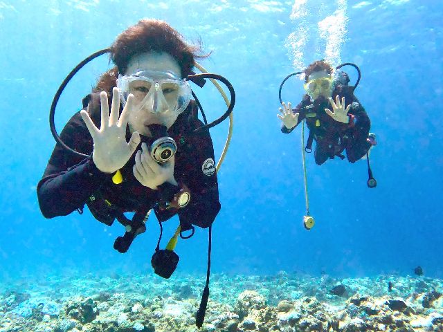 24/09/07　数日前の予報から大きく外れベタ凪　沖縄本島、慶良間